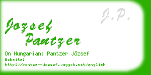 jozsef pantzer business card